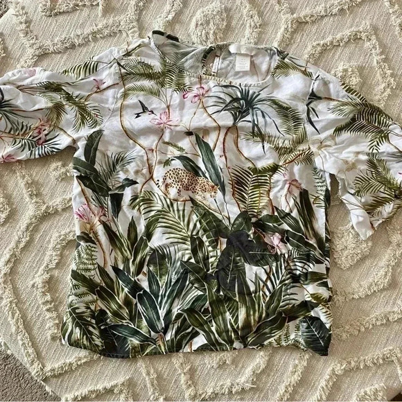 Bundle H&M Tropical Blouse - Picture 4 of 5